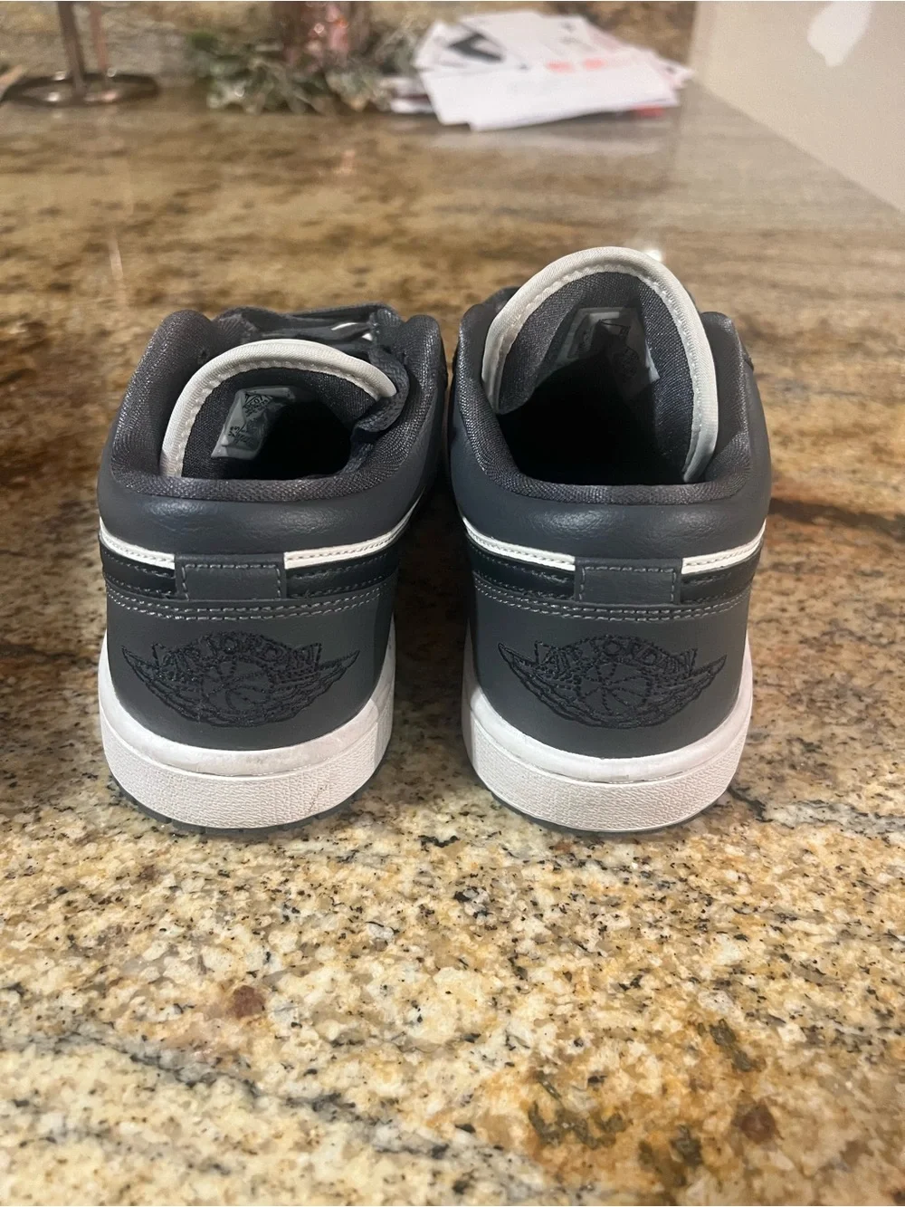 Jordan Low Top Sneakers in White and Black